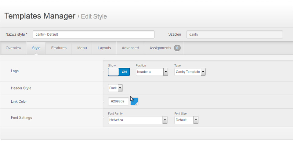 joomla 3 - szablon Gantry 4 - strony www Warszawa - jak zmienić styl modułu w Joomla 3 na domyślnym szablonie Gantry 4
