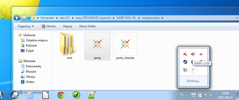 responsywne strony www Lublin na joomla - serwer lokalny na JAMP