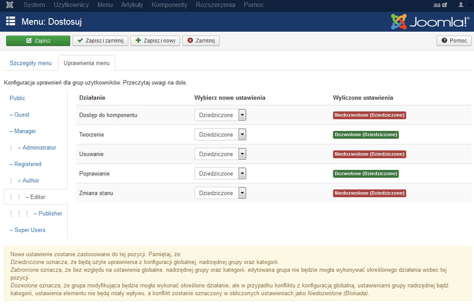 Joomla 3.6 - strony www Lublin na joomla