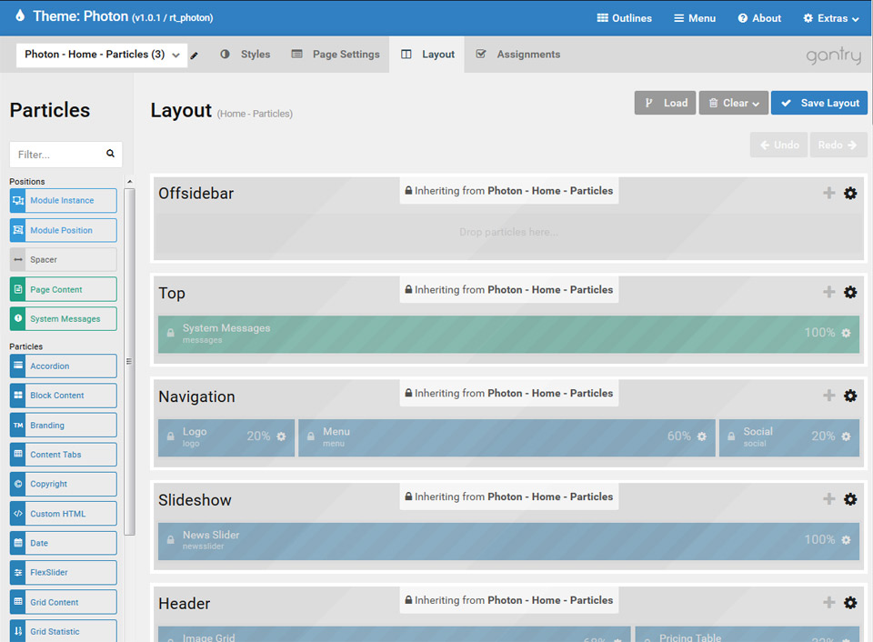 strony www Lublin na joomla i frameworku Gantry 5