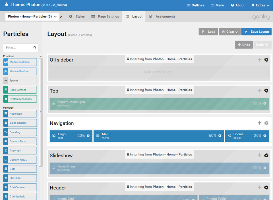 strony www Lublin na joomla i frameworku Gantry 5