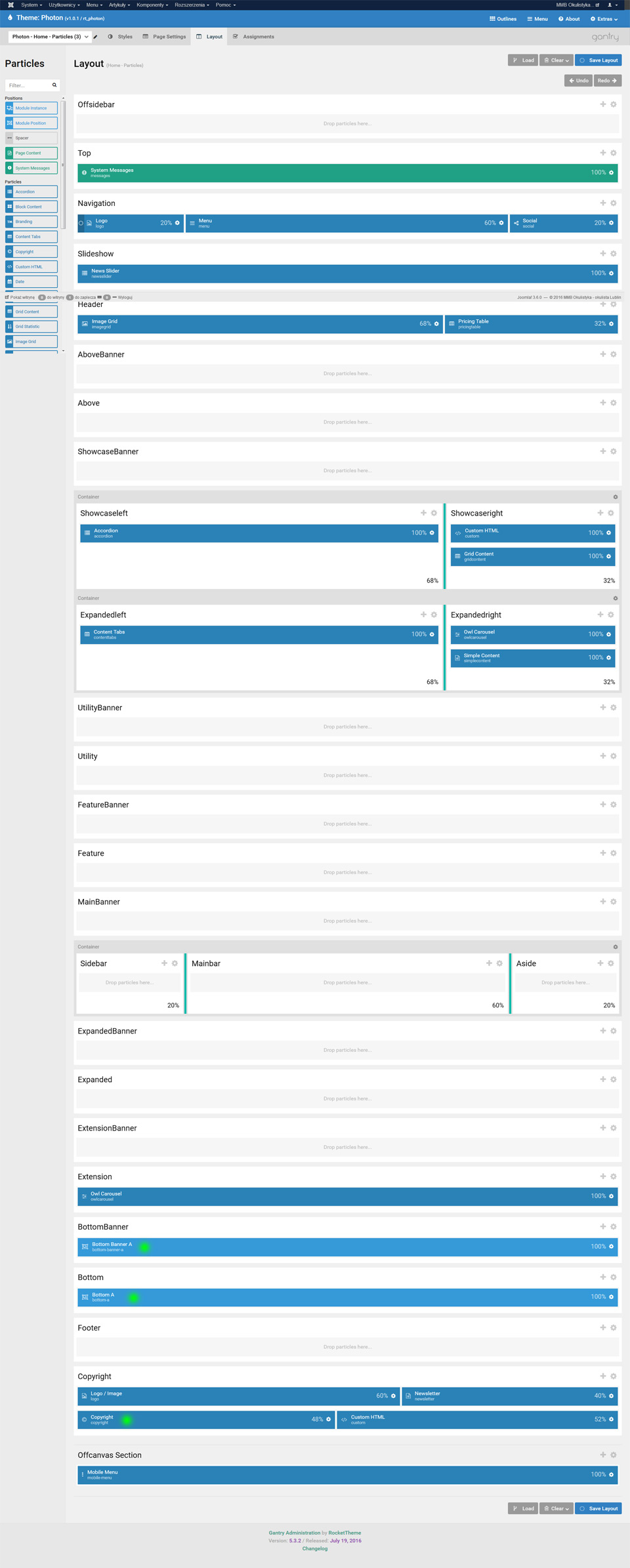 Strony internetowe Lublin na joomla i Gantry 5 - porady