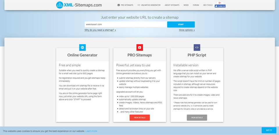 mapa witryny, sitemap