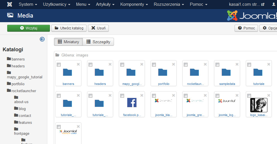 Projektuję strony internetowe lublin na joomla