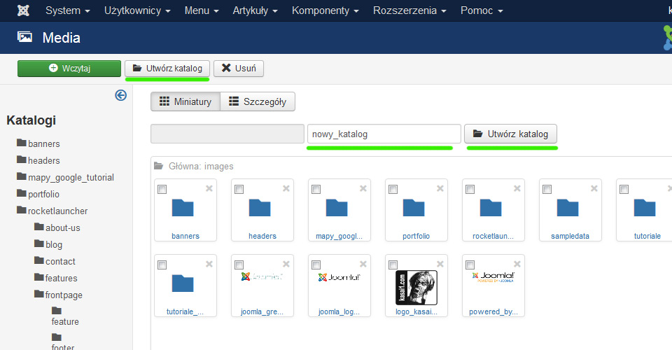 Projektuję strony internetowe lublin na joomla