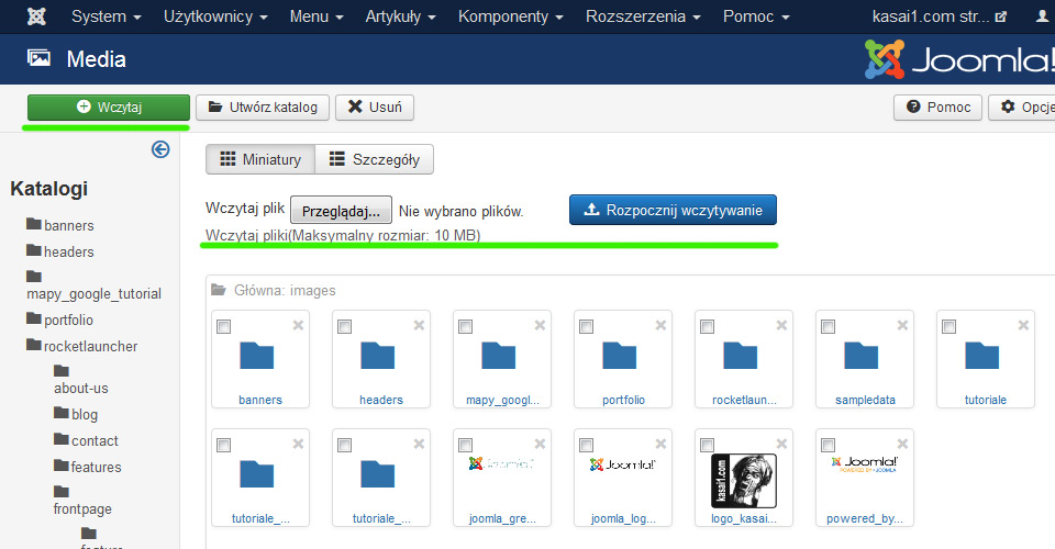 Projektuję strony internetowe lublin na joomla