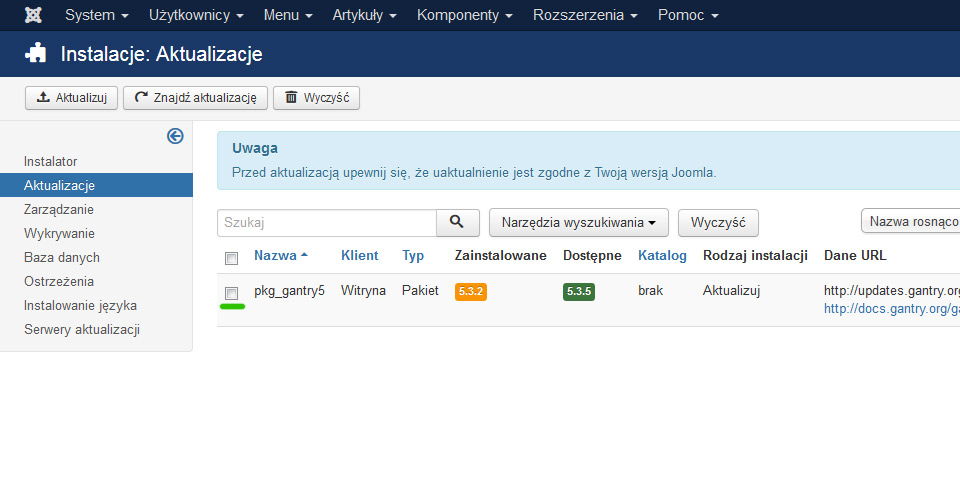 strony www Lublin na Joomla 3