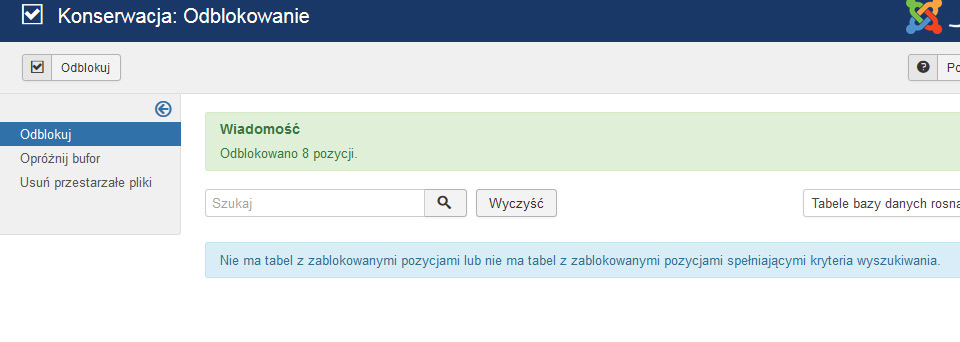 joomla, artykuł, kłódka, zablokowany