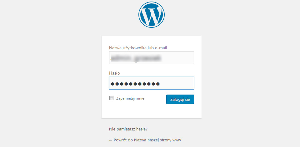 Jak zainstalować CMS wordpress - strony www Puławy