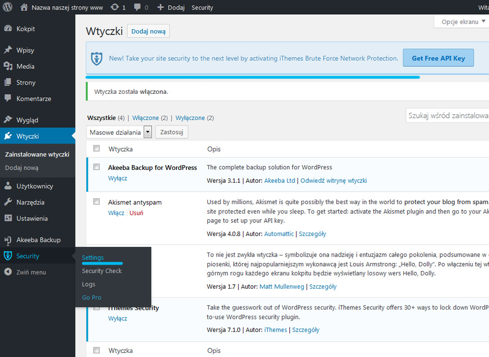 wp-admin, wordpress