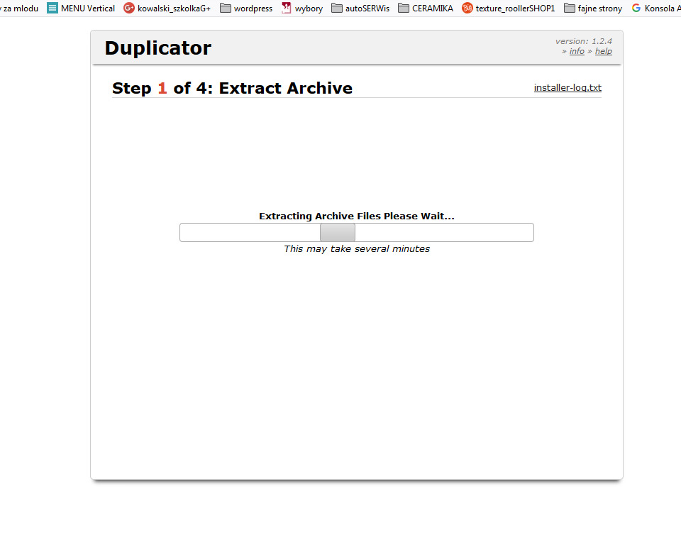 wordpress, duplikator, kopia zapasowa