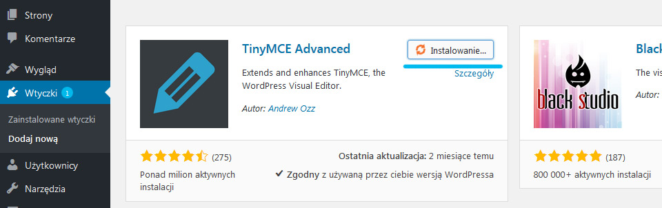 wordpress, tiny mce, advanced